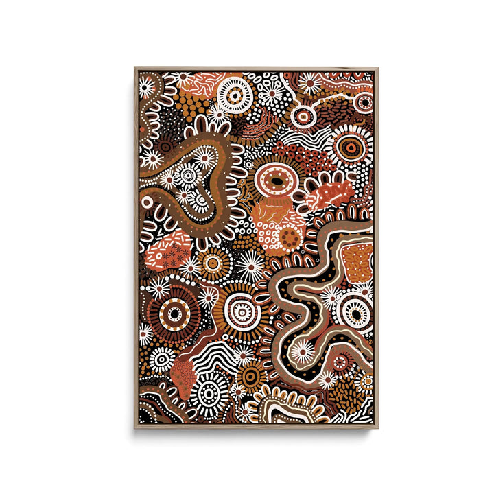 Canobie - Dry Season Edition 2 by Leah Cummins -  Stretched Canvas Print or Framed Fine Art Print - Artwork I Heart Wall Art Australia 