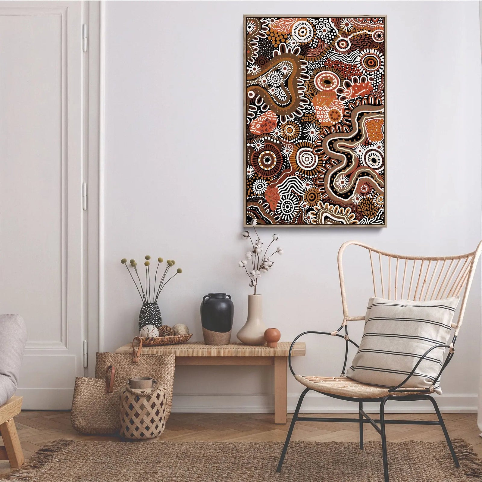 Canobie - Dry Season Edition 2 by Leah Cummins -  Stretched Canvas Print or Framed Fine Art Print - Artwork I Heart Wall Art Australia 