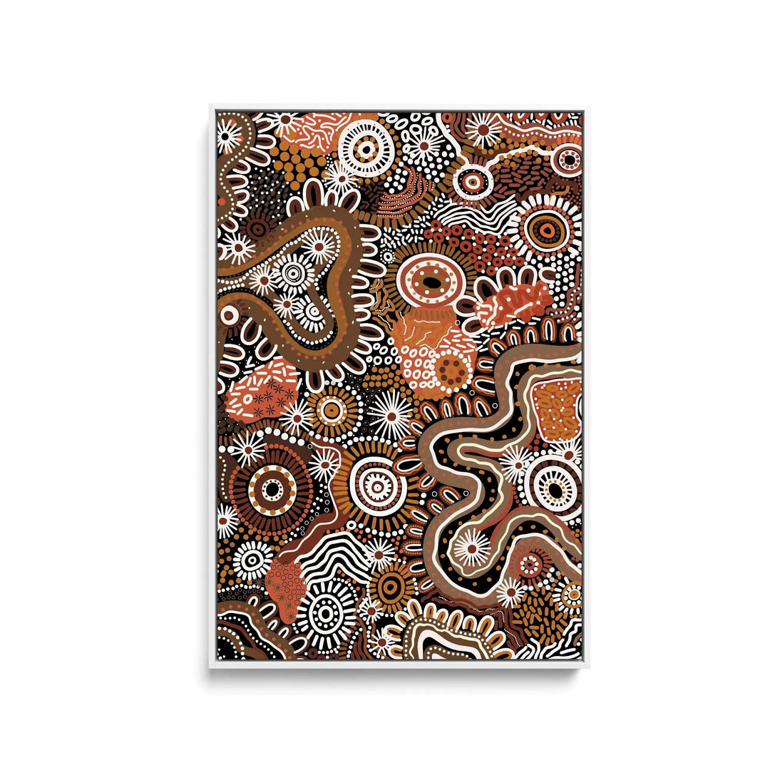 Canobie - Dry Season Edition 2 by Leah Cummins -  Stretched Canvas Print or Framed Fine Art Print - Artwork I Heart Wall Art Australia 