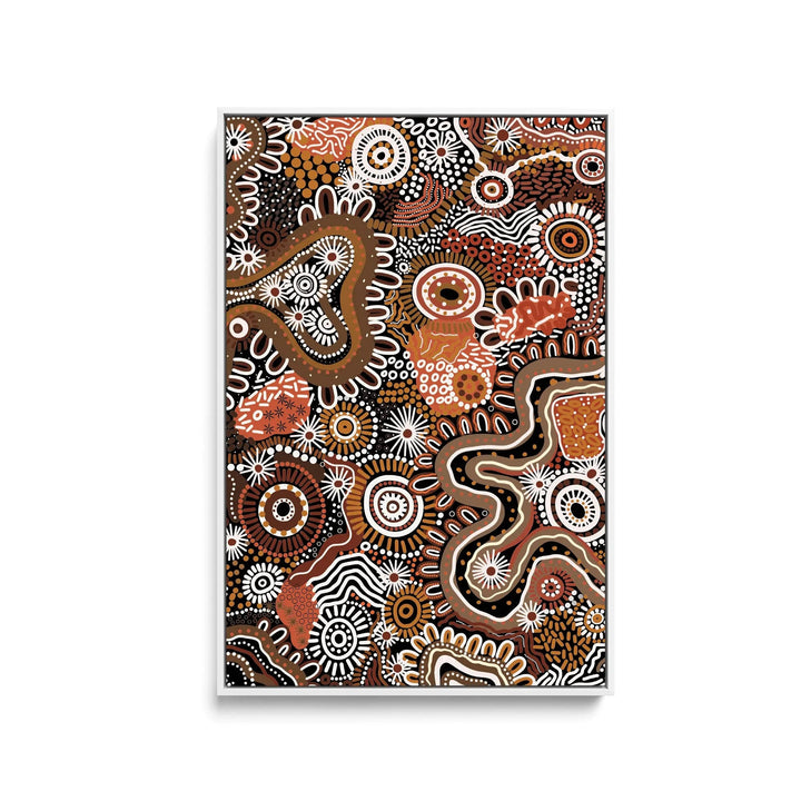 Canobie - Dry Season Edition 2 by Leah Cummins -  Stretched Canvas Print or Framed Fine Art Print - Artwork I Heart Wall Art Australia 