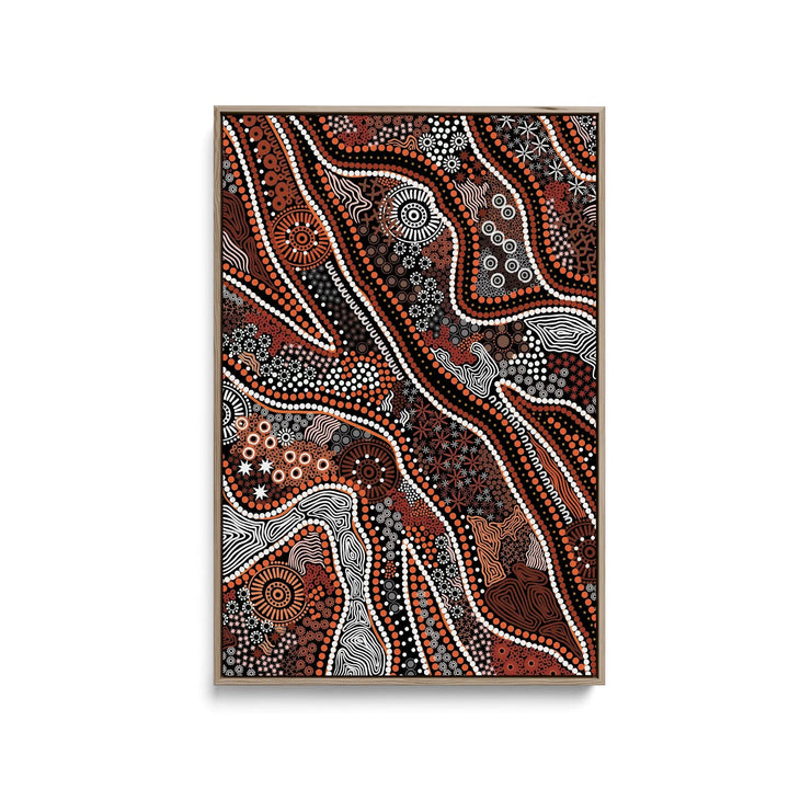 Canobie - Dry season Edition 5 by Leah Cummins - Stretched Canvas Print or Framed Fine Art Print - Artwork I Heart Wall Art Australia 
