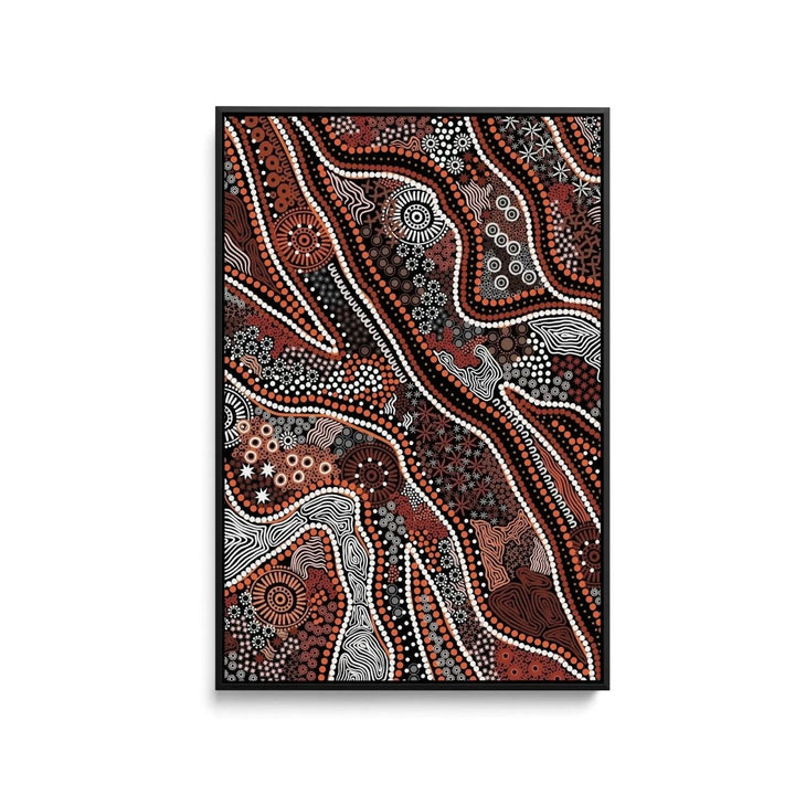 Canobie - Dry season Edition 5 by Leah Cummins - Stretched Canvas Print or Framed Fine Art Print - Artwork - I Heart Wall Art - Poster Print, Canvas Print or Framed Art Print