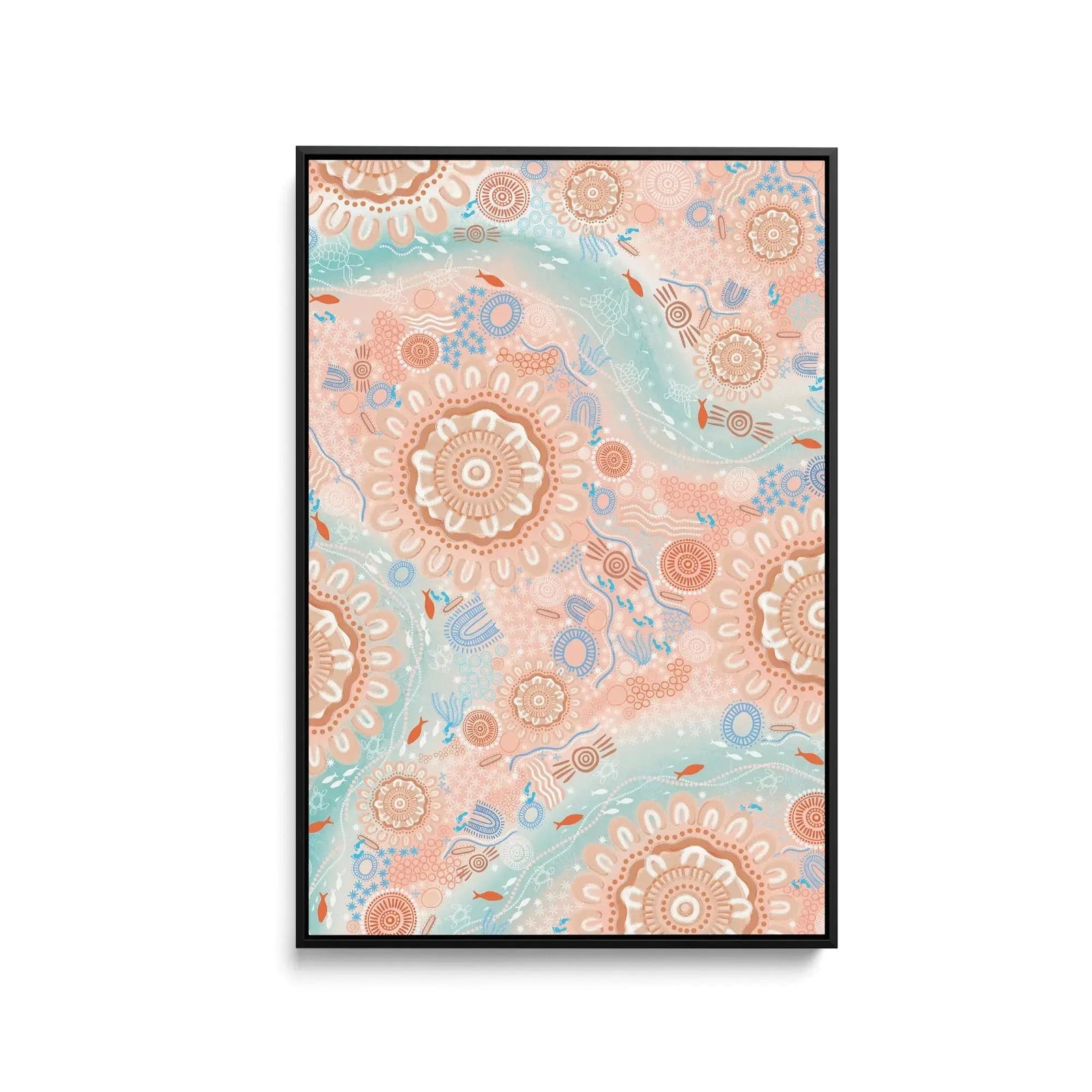 Canobie - Waterway Edition 2 by Leah Cummins -  Stretched Canvas Print or Framed Fine Art Print - Artwork I Heart Wall Art Australia 