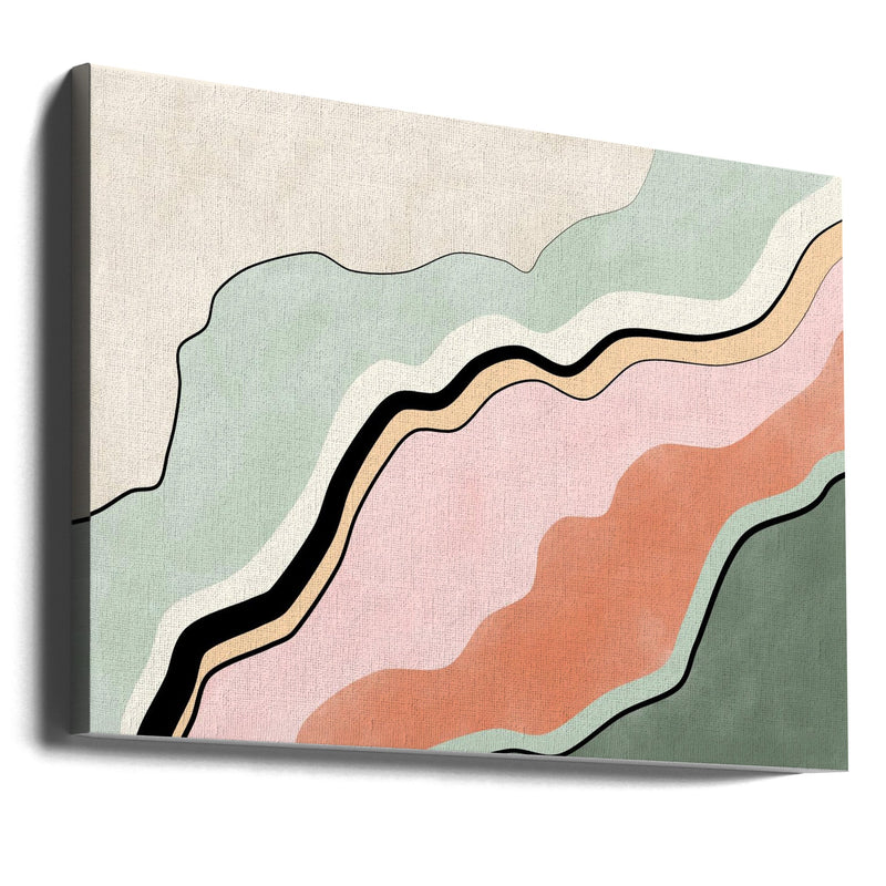 Flowing Horizons - Stretched Canvas, Poster or Fine Art Print I Heart Wall Art