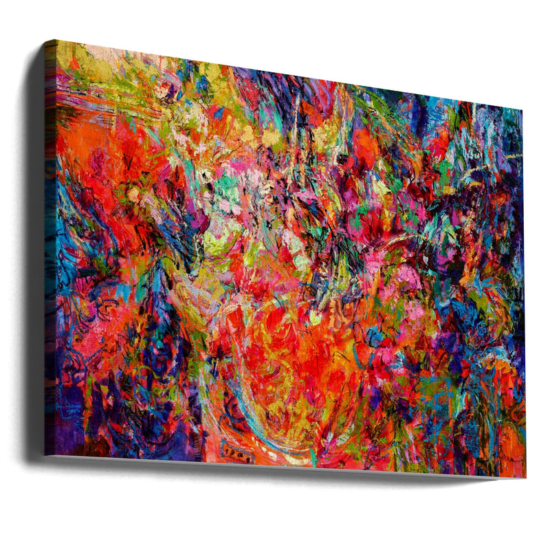 Ethereal Blossom Glow - Stretched Canvas, Poster or Fine Art Print I Heart Wall Art