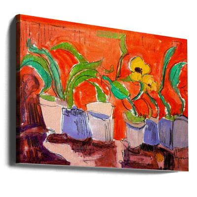 Vibrant Plant Harmony - Stretched Canvas, Poster or Fine Art Print I Heart Wall Art