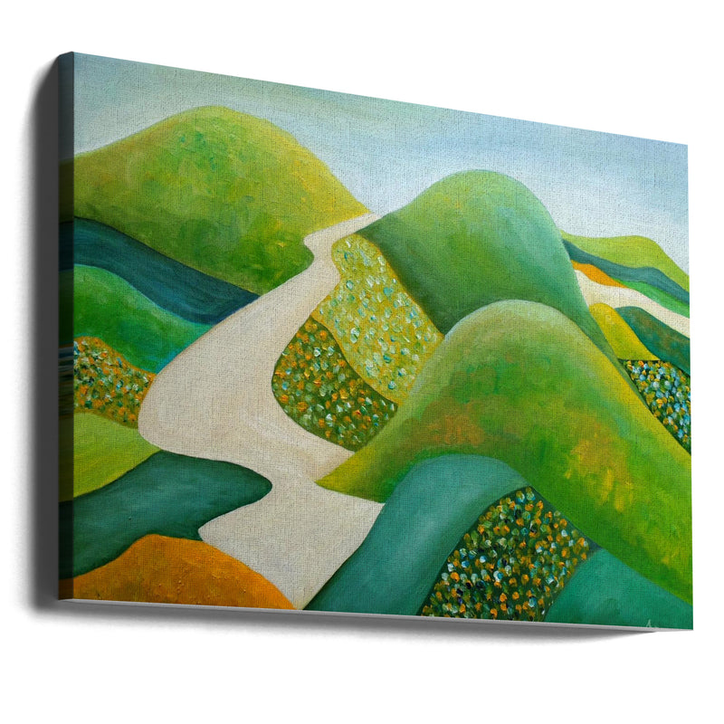 Stilling Hills - Stretched Canvas, Poster or Fine Art Print I Heart Wall Art