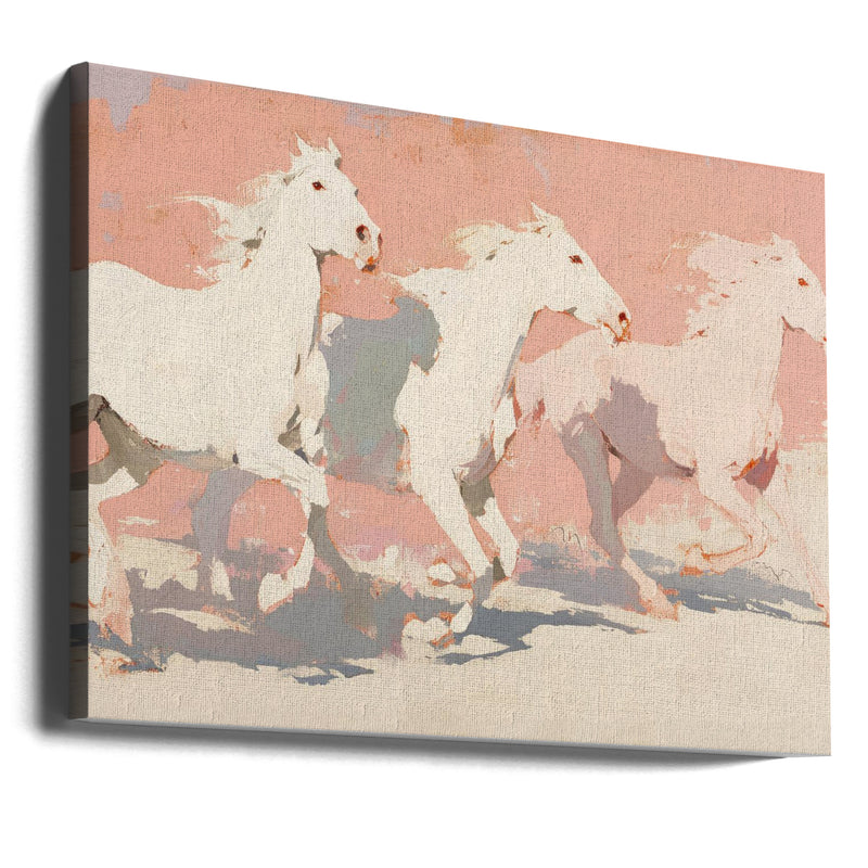 Wild horses no 2 - Stretched Canvas, Poster or Fine Art Print I Heart Wall Art
