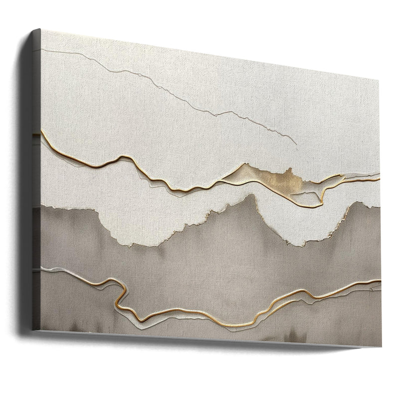 Metallic landscape nº5 - Stretched Canvas, Poster or Fine Art Print I Heart Wall Art