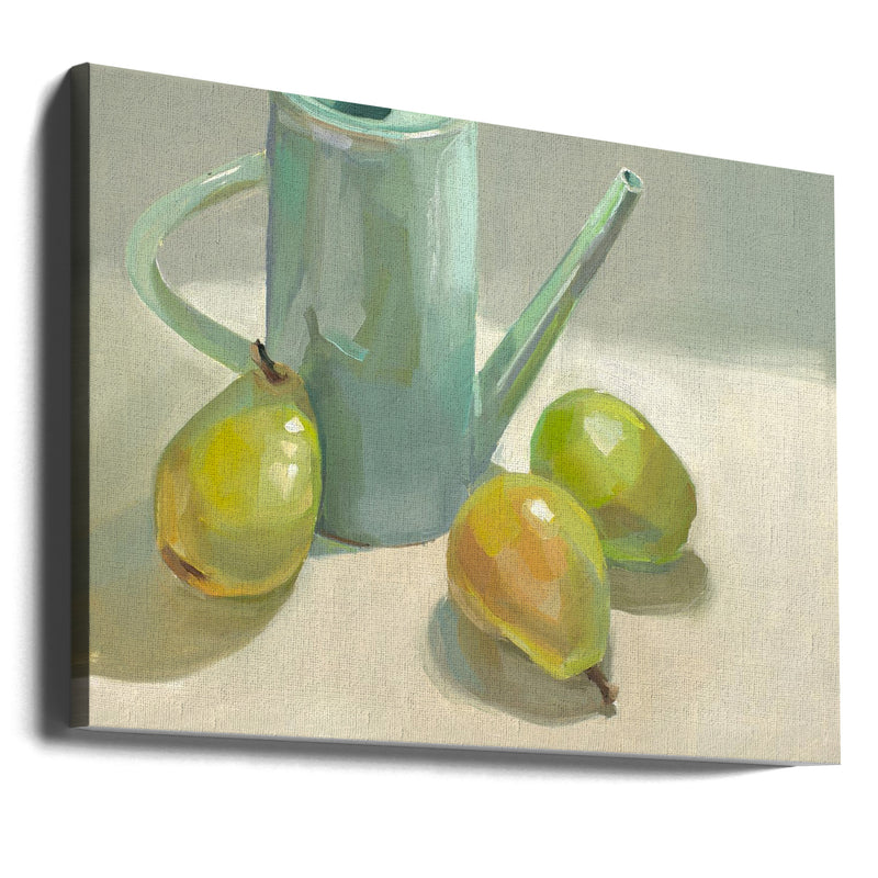 Pitcher and Pears - Stretched Canvas, Poster or Fine Art Print I Heart Wall Art