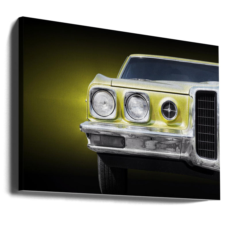 American classic car Bonneville 1970 Front - Stretched Canvas, Poster or Fine Art Print I Heart Wall Art