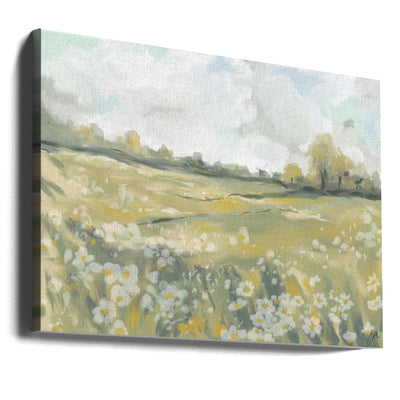 Dreamy Meadow Bliss - Stretched Canvas, Poster or Fine Art Print I Heart Wall Art