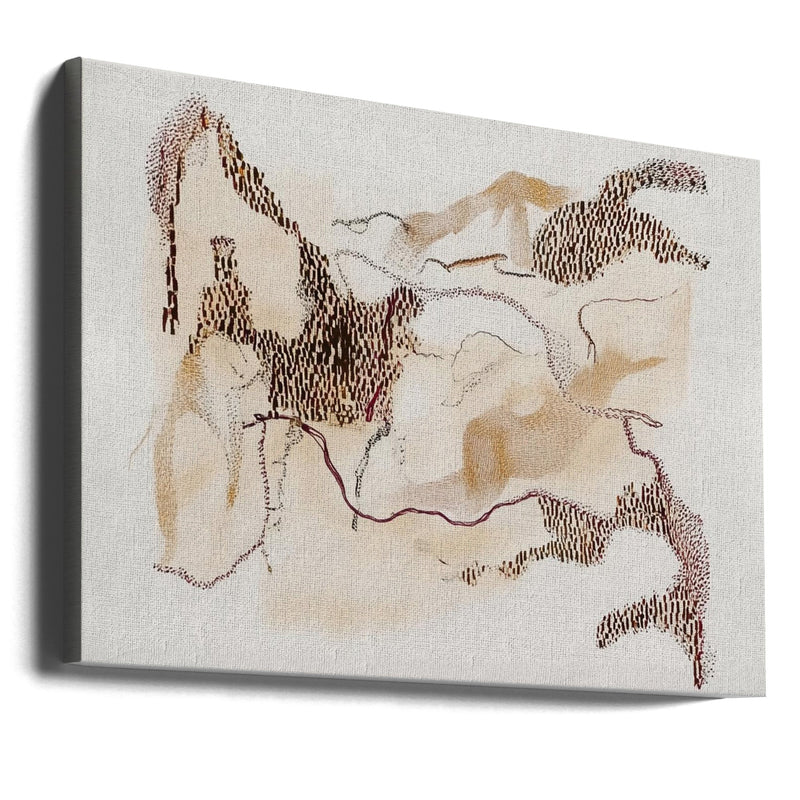 Primitive I - Stretched Canvas, Poster or Fine Art Print I Heart Wall Art