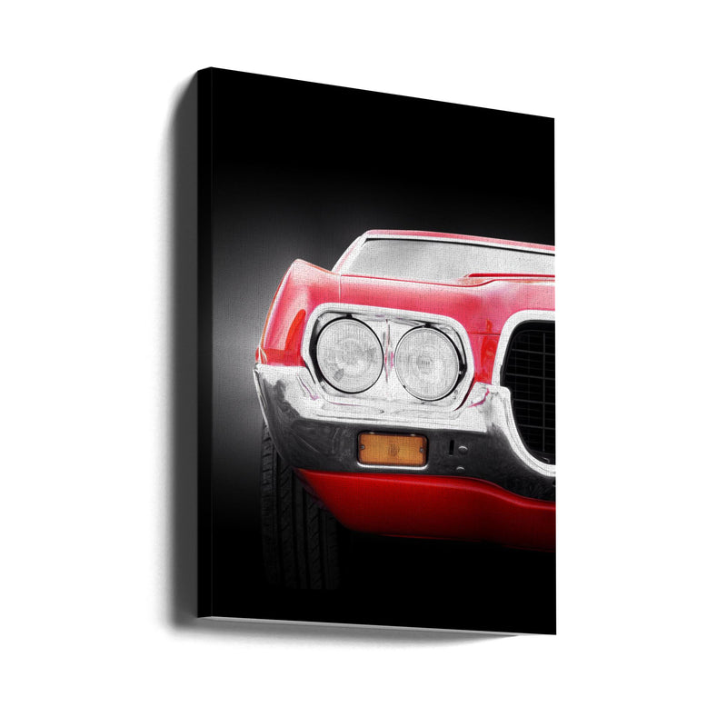 US classic car 1972 Ranchero pickup truck - Stretched Canvas, Poster or Fine Art Print I Heart Wall Art