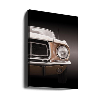 American classic car Mustang Coupe 1968 - Stretched Canvas, Poster or Fine Art Print I Heart Wall Art
