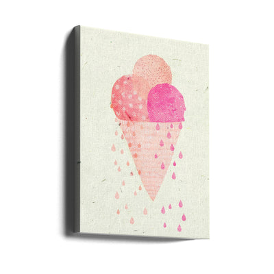 Yummy Ice - Stretched Canvas, Poster or Fine Art Print I Heart Wall Art