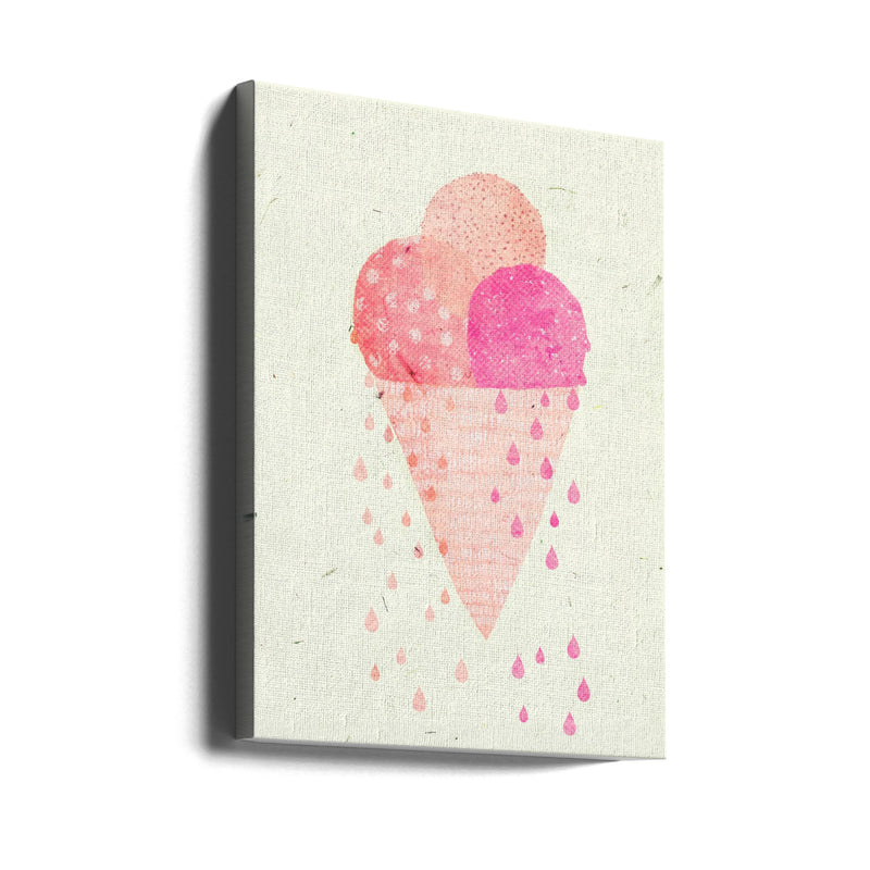 Yummy Ice - Stretched Canvas, Poster or Fine Art Print I Heart Wall Art
