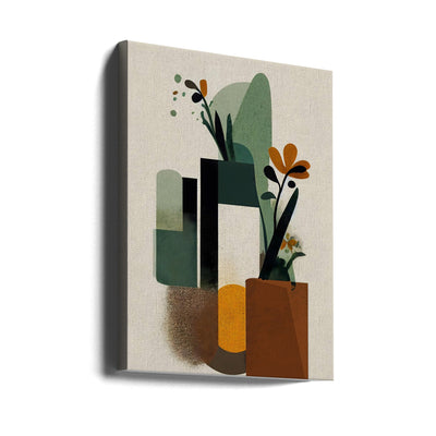 Geometric Vases - Stretched Canvas, Poster or Fine Art Print I Heart Wall Art