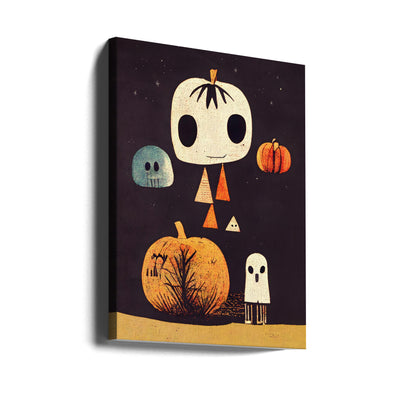 Boo! - Stretched Canvas, Poster or Fine Art Print I Heart Wall Art