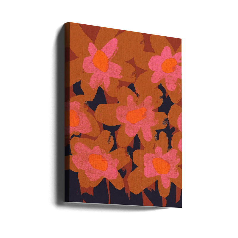 Giant Flowers - Stretched Canvas, Poster or Fine Art Print I Heart Wall Art