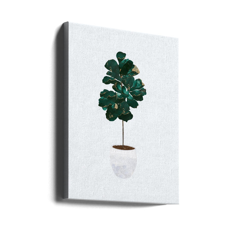 Fiddle leaf fig - Stretched Canvas, Poster or Fine Art Print I Heart Wall Art