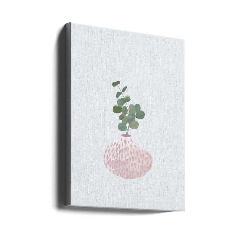 Scandi Japandi House Plant 1 - Stretched Canvas, Poster or Fine Art Print I Heart Wall Art