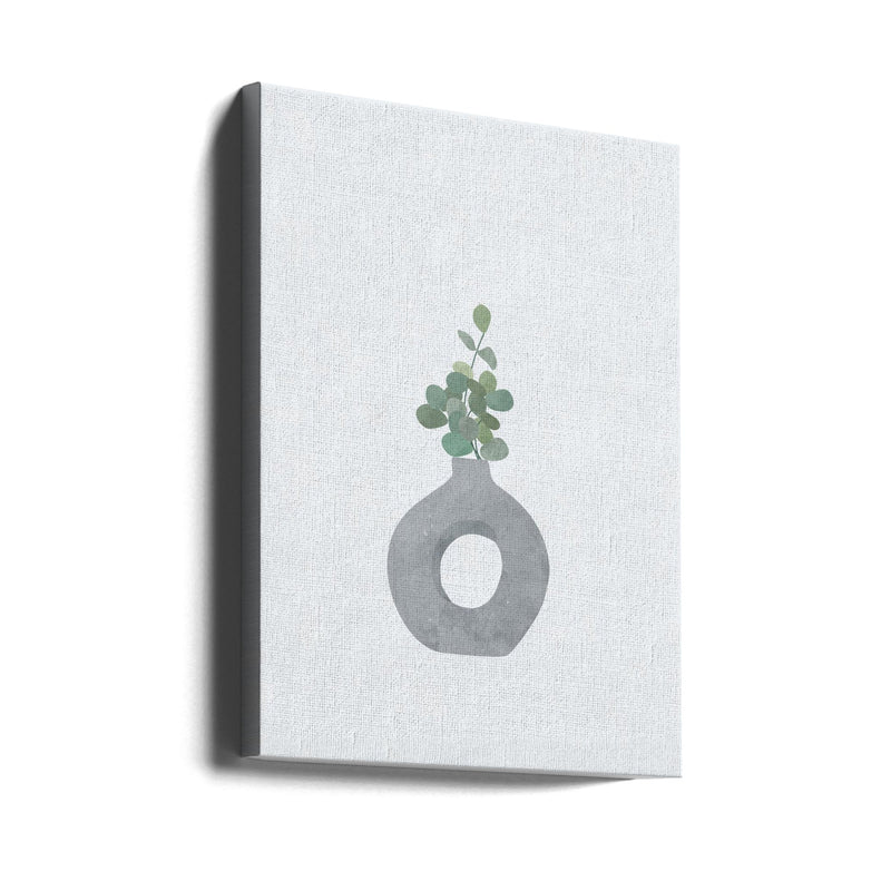Scandi Japandi House plant 2 - Stretched Canvas, Poster or Fine Art Print I Heart Wall Art