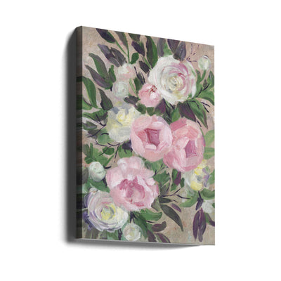 Zoye painterly bouquet - Stretched Canvas, Poster or Fine Art Print I Heart Wall Art