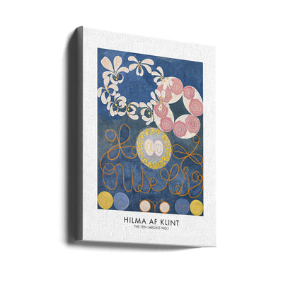 The Ten Largest No.1 Poster - Stretched Canvas, Poster or Fine Art Print I Heart Wall Art