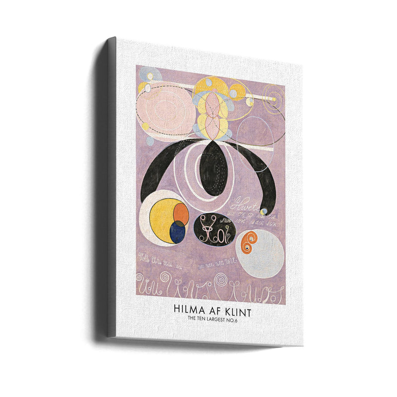 The Ten Largest No.6 Poster - Stretched Canvas, Poster or Fine Art Print I Heart Wall Art