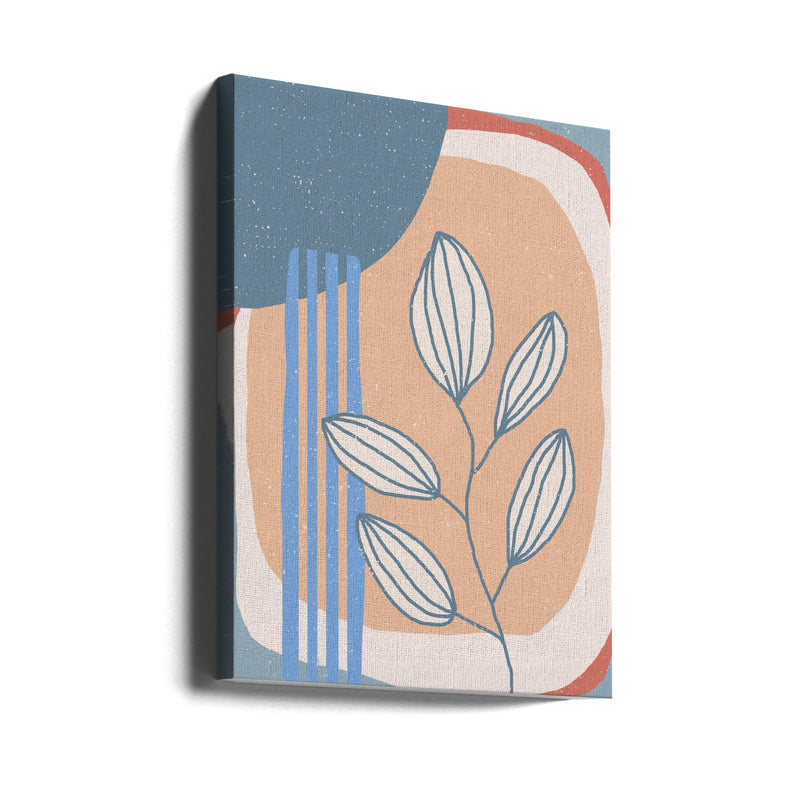 Botanical Plants and Sun - Stretched Canvas, Poster or Fine Art Print I Heart Wall Art