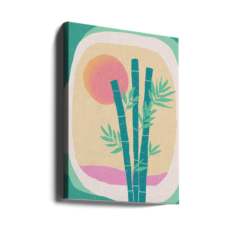 Bamboo in the Desert - Stretched Canvas, Poster or Fine Art Print I Heart Wall Art