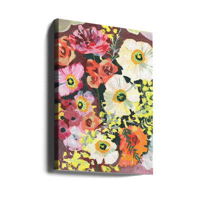 White Anemones - Stretched Canvas, Poster or Fine Art Print I Heart Wall Art