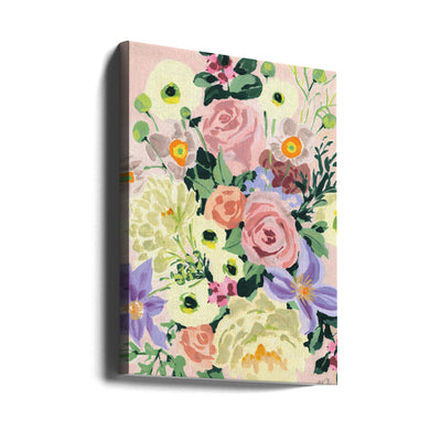 Romantic Bouqet - Stretched Canvas, Poster or Fine Art Print I Heart Wall Art