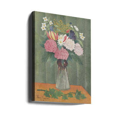 Flowers In a Vase - Stretched Canvas, Poster or Fine Art Print I Heart Wall Art