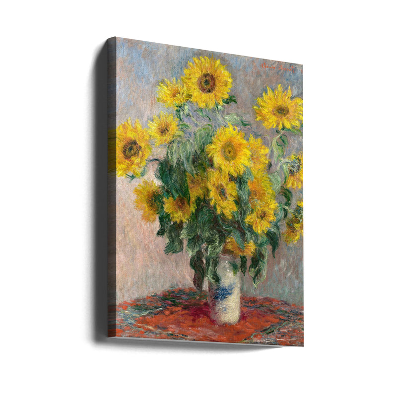 Bouquet Of Sunflowers - Stretched Canvas, Poster or Fine Art Print I Heart Wall Art