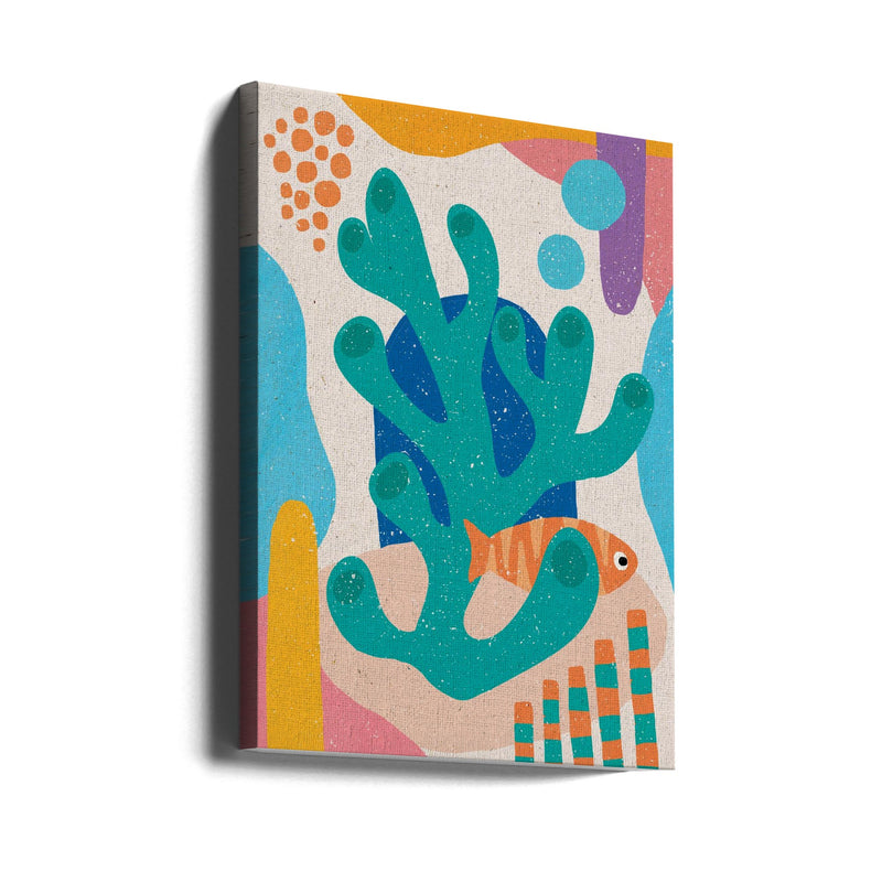 Underwater Scene - Stretched Canvas, Poster or Fine Art Print I Heart Wall Art