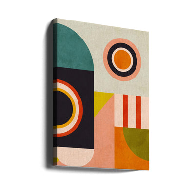 Playing Around Shapes 2 - Stretched Canvas, Poster or Fine Art Print I Heart Wall Art