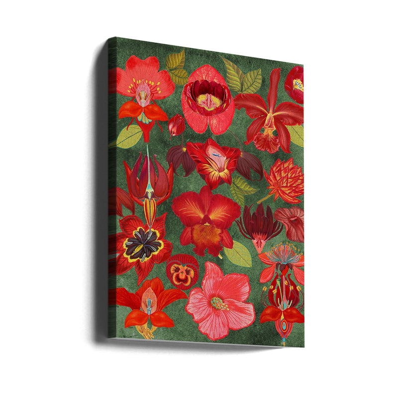 Final Eclectic Garden Copy 3.png - Stretched Canvas, Poster or Fine Art Print I Heart Wall Art