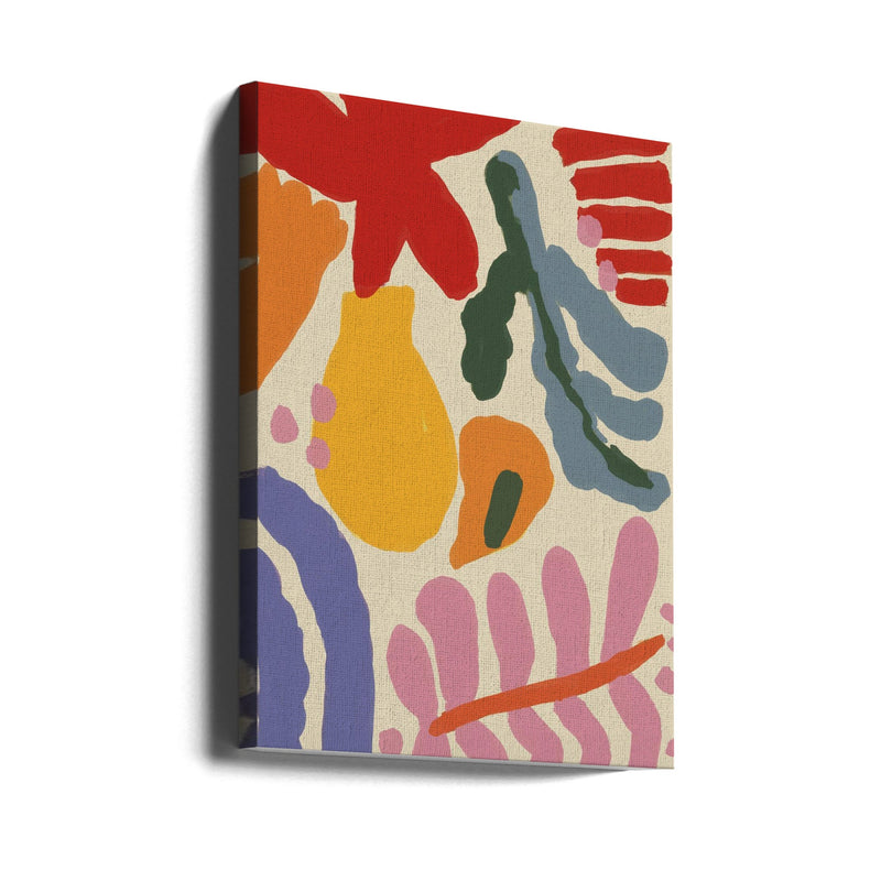 Happy Summer No 1 - Stretched Canvas, Poster or Fine Art Print I Heart Wall Art