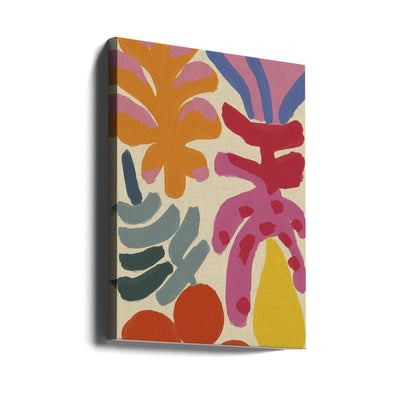 Happy Summer No 5 - Stretched Canvas, Poster or Fine Art Print I Heart Wall Art