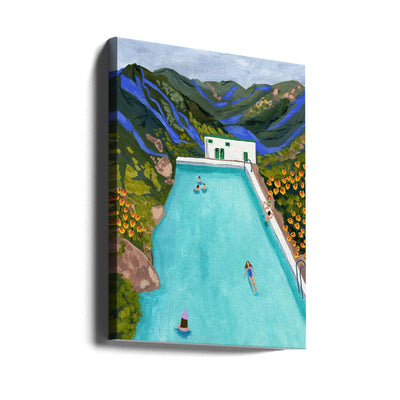 Hotsprings - Stretched Canvas, Poster or Fine Art Print I Heart Wall Art