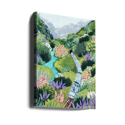 Train Travel - Stretched Canvas, Poster or Fine Art Print I Heart Wall Art