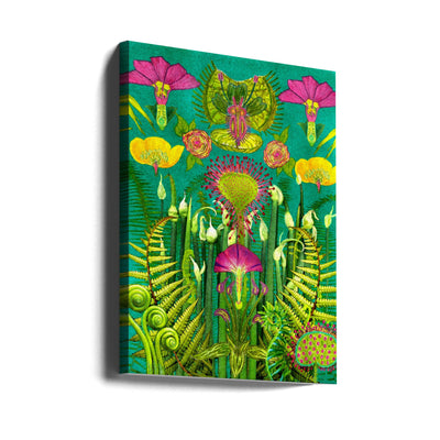 Electric Meadow.png - Stretched Canvas, Poster or Fine Art Print I Heart Wall Art