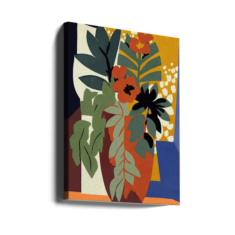 Abstract Flower Impressions - Stretched Canvas, Poster or Fine Art Print I Heart Wall Art