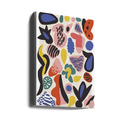 Summer Collection No 5 - Stretched Canvas, Poster or Fine Art Print I Heart Wall Art