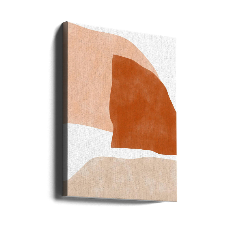 Gentle Earth Tones - Stretched Canvas, Poster or Fine Art Print I Heart Wall Art