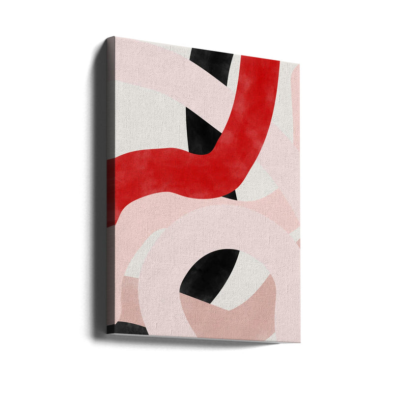 Colorful Curves - Stretched Canvas, Poster or Fine Art Print I Heart Wall Art