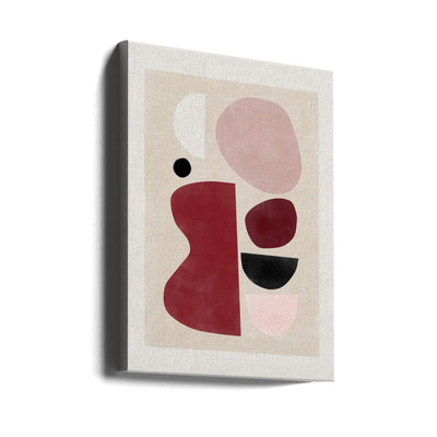 Abstract Geometric Shapes - Stretched Canvas, Poster or Fine Art Print I Heart Wall Art