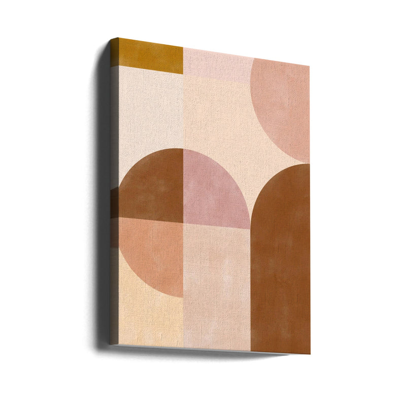 Earthy Geometrics - Stretched Canvas, Poster or Fine Art Print I Heart Wall Art